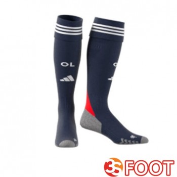 Chaussettes De Foot Lyon OL Exterieur Bleu Royal 2025/2026