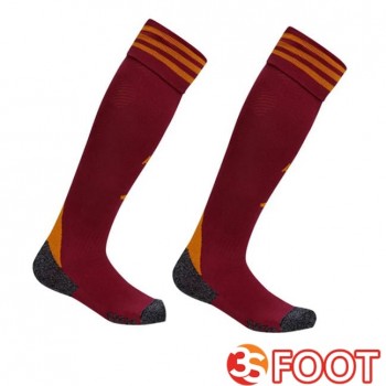 Chaussettes De Foot AS Roma Domicile Rouge 2025/2026