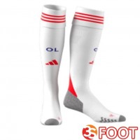 Chaussettes De Foot Lyon OL Domicile Blanc 2025/2026