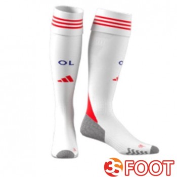 Chaussettes De Foot Lyon OL Domicile Blanc 2025/2026