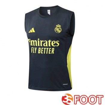 Gilet Foot Real Madrid Gris 2025/2026
