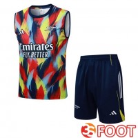 Gilet Foot Arsenal + Shorts Rouge Bleu 2025/2026