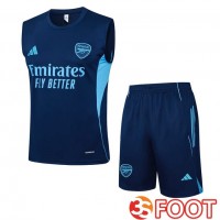 Gilet Foot Arsenal + Shorts Bleu Royal 2025/2026