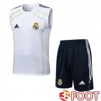 Gilet Foot Real Madrid + Shorts Blanc 2025/2026