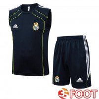 Gilet Foot Real Madrid + Shorts Bleu Royal 2025/2026