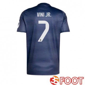 Maillot De Foot Real Madrid (Vini Jr. 7) Exterieur Bleu Royal 2025/2026