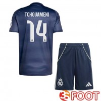 Maillot De Foot Real Madrid (Tchouameni 14) Enfant Exterieur Bleu Royal 2025/2026