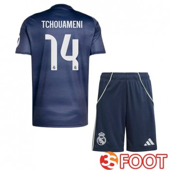 Maillot De Foot Real Madrid (Tchouameni 14) Enfant Exterieur Bleu Royal 2025/2026