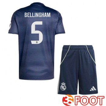 Maillot De Foot Real Madrid (Bellingham 5) Enfant Exterieur Bleu Royal 2025/2026