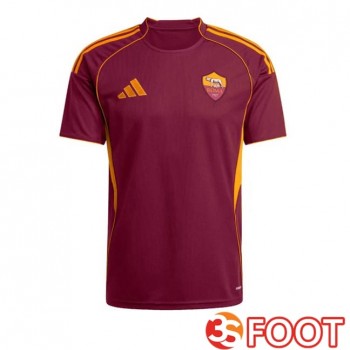 Maillot De Foot AS Roma Domicile Rouge 2025/2026