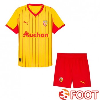 Maillot De Foot RC Lens Enfant Domicile Jaune 2025/2026