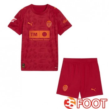 Maillot De Foot Valencia CF Enfant Exterieur Rouge 2025/2026