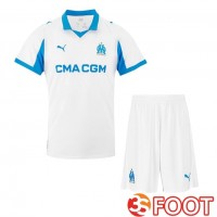Maillot De Foot Marseille OM Enfant Domicile Blanc 2025/2026