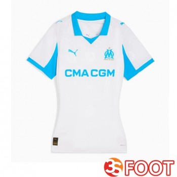 Maillot De Foot Marseille OM Femme Domicile Blanc 2025/2026