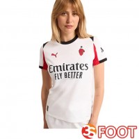 Maillot De Foot AC Milan Femme Exterieur Blanc 2025/2026