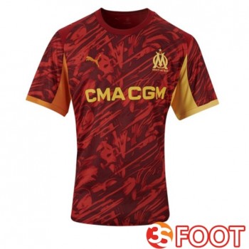 Maillot De Foot Marseille OM Gardien De but Marron 2025/2026