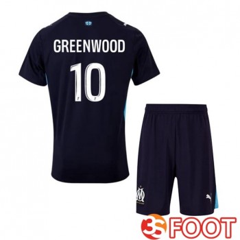 Maillot De Foot Marseille OM (GREENWOOD 10) Enfant Exterieur Bleu Royal 2025/2026