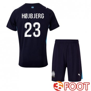 Maillot De Foot Marseille OM (HØJBJERG 23) Enfant Exterieur Bleu Royal 2025/2026