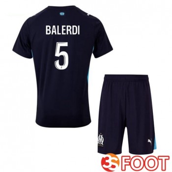 Maillot De Foot Marseille OM (BALERDI 5) Enfant Exterieur Bleu Royal 2025/2026