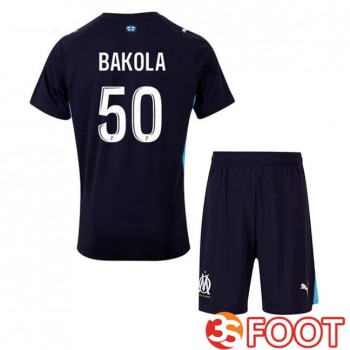 Maillot De Foot Marseille OM (BAKOLA 50) Enfant Exterieur Bleu Royal 2025/2026