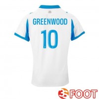 Maillot De Foot Marseille OM (GREENWOOD 10) Domicile Blanc 2025/2026
