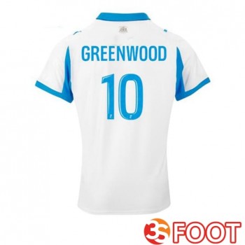 Maillot De Foot Marseille OM (GREENWOOD 10) Domicile Blanc 2025/2026