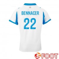 Maillot De Foot Marseille OM (BENNACER 22) Domicile Blanc 2025/2026