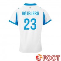 Maillot De Foot Marseille OM (HØJBJERG 23) Domicile Blanc 2025/2026