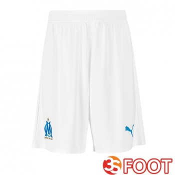 Short De Foot Marseille OM Domicile Blanc 2025/2026