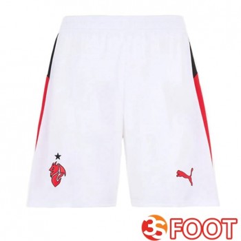 Short De Foot AC Milan Exterieur Blanc 2025/2026