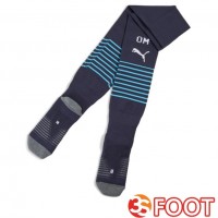 Chaussettes De Foot Marseille OM Exterieur Bleu Royal 2025/2026