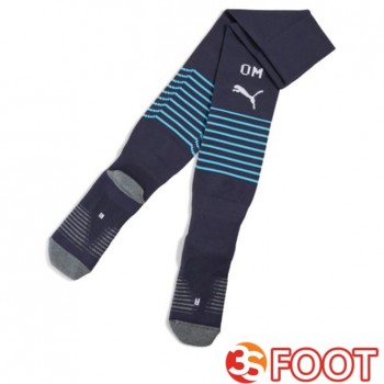 Chaussettes De Foot Marseille OM Exterieur Bleu Royal 2025/2026