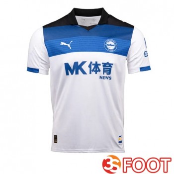 Maillot De Foot Deportivo Alaves Exterieur Blanc Bleu 2025/2026