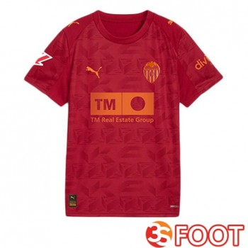 Maillot De Foot Valencia CF Exterieur Rouge 2025/2026