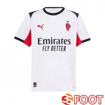 Maillot De Foot AC Milan Exterieur Blanc 2025/2026