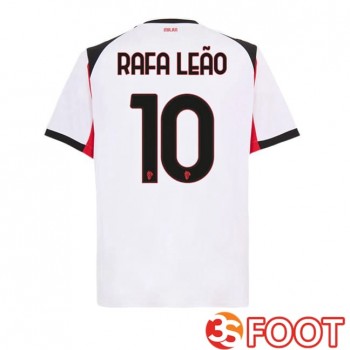 Maillot De Foot AC Milan (Rafa Leão 10) Exterieur Blanc 2025/2026