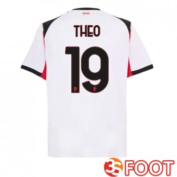 Maillot De Foot AC Milan (THEO 19) Exterieur Blanc 2025/2026