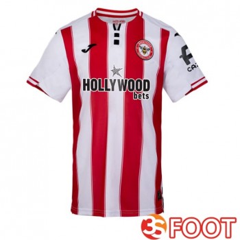 Maillot De Foot Brentford FC Domicile Rouge Blanc 2025/2026