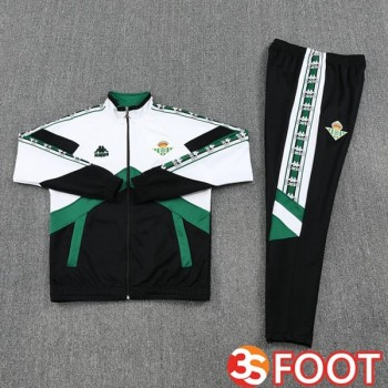 Ensemble Survetement De Foot - Veste Real Betis Blanc Vert 2025/2026