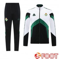 Ensemble Survetement De Foot - Veste Real Betis Blanc Vert 2025/2026