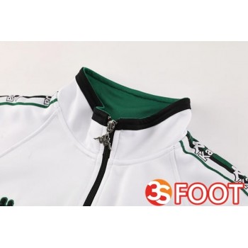Ensemble Survetement De Foot - Veste Real Betis Blanc Vert 2025/2026