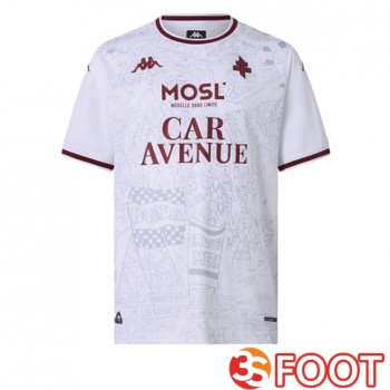 Maillot De Foot FC Metz Exterieur Blanc 2025/2026