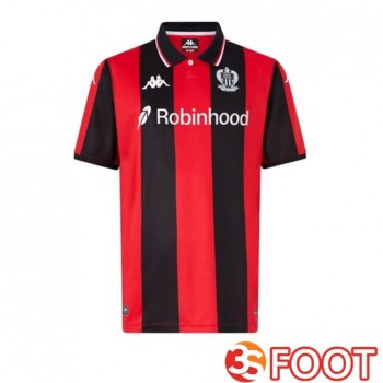 Maillot De Foot OGC Nice Domicile Rouge Noir 2025/2026