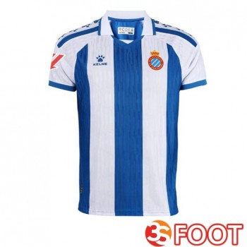 Maillot De Foot RCD Espanyol Domicile Bleu Blanc 2025/2026
