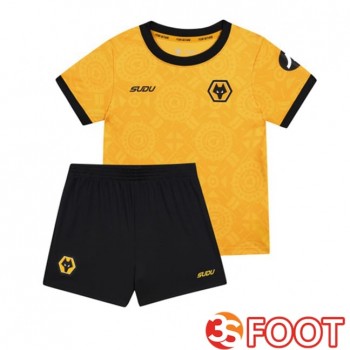 Maillot De Foot Wolves Enfant Domicile Jaune 2025/2026