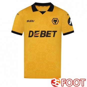 Maillot De Foot Wolves Domicile Jaune 2025/2026