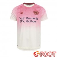 Maillot De Foot Bayer 04 Leverkusen Exterieur Blanc Rose 2025/2026