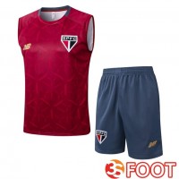 Gilet Foot Sao Paulo FC + Shorts Rouge 2025/2026