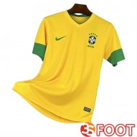 Maillot De Foot Bresil Retro Enfant Domicile 2012 2013