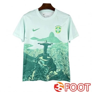 Maillot Equipe Foot Bresil Special Edition Vert 2025 2026